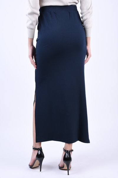 Fusta Modal OBJECT Stephanie Maxi Bleumarin